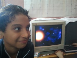 computer in the literacy program classrom