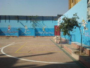 beautiful gym behind garbage dump